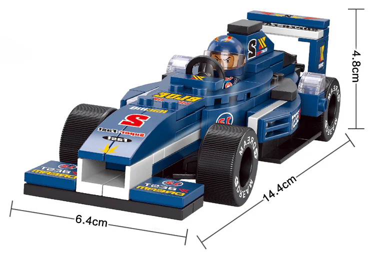 Formula Racing II: F1 Car Team 小鲁班 Sluban M38-B0355 image 4