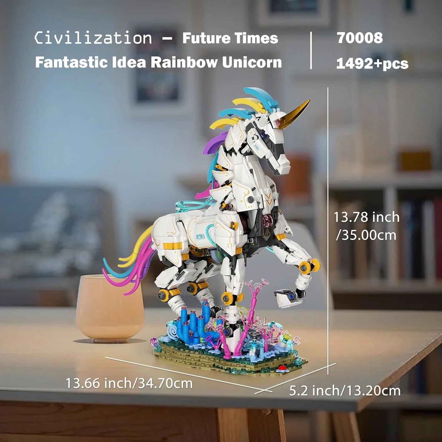 Rainbow Unicorn JMBricklayer 70008 image 6