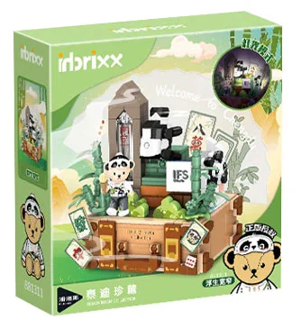 Teddy Bear: Floating and narrow, and Chengdu Bao 潘洛斯 PANLOSBRICK 881311