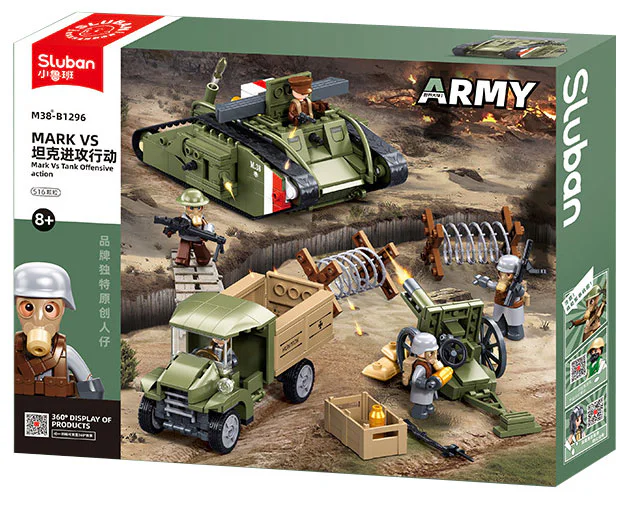 FAMONG CITY: MARK VS TANK OFFENSIVE 小鲁班 Sluban M38-B1296