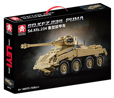Heavy armoured vehicle, Sd. Kfz.234 乐毅积木 66075 image 1
