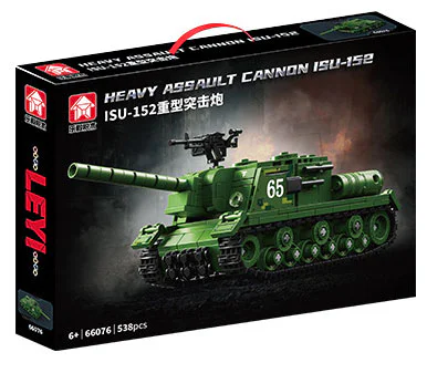 ISU-152 HEAVY ASSAULT GUN 乐毅积木 66076 image 1