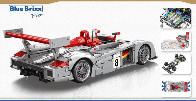 AUDI R8 LMP 2000 悦创 HAPPYBUILD/信宇科技 YC-23044 image 3