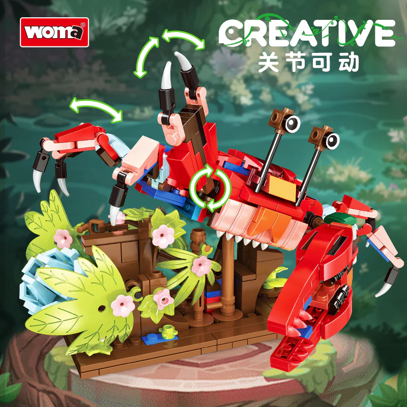 The parrot, the chameleon, the crab 沃马动漫 WOMA 19064 image 3