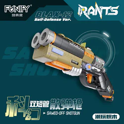 Sci-fi double-barrel shotgun