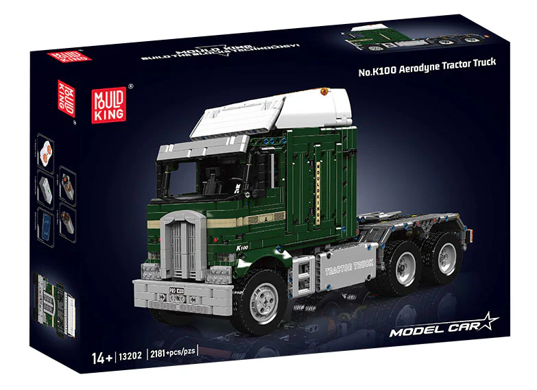 Gas, K100 Aerodyne flat-head truck 宇星模王 MOULDKING 13202 image 1