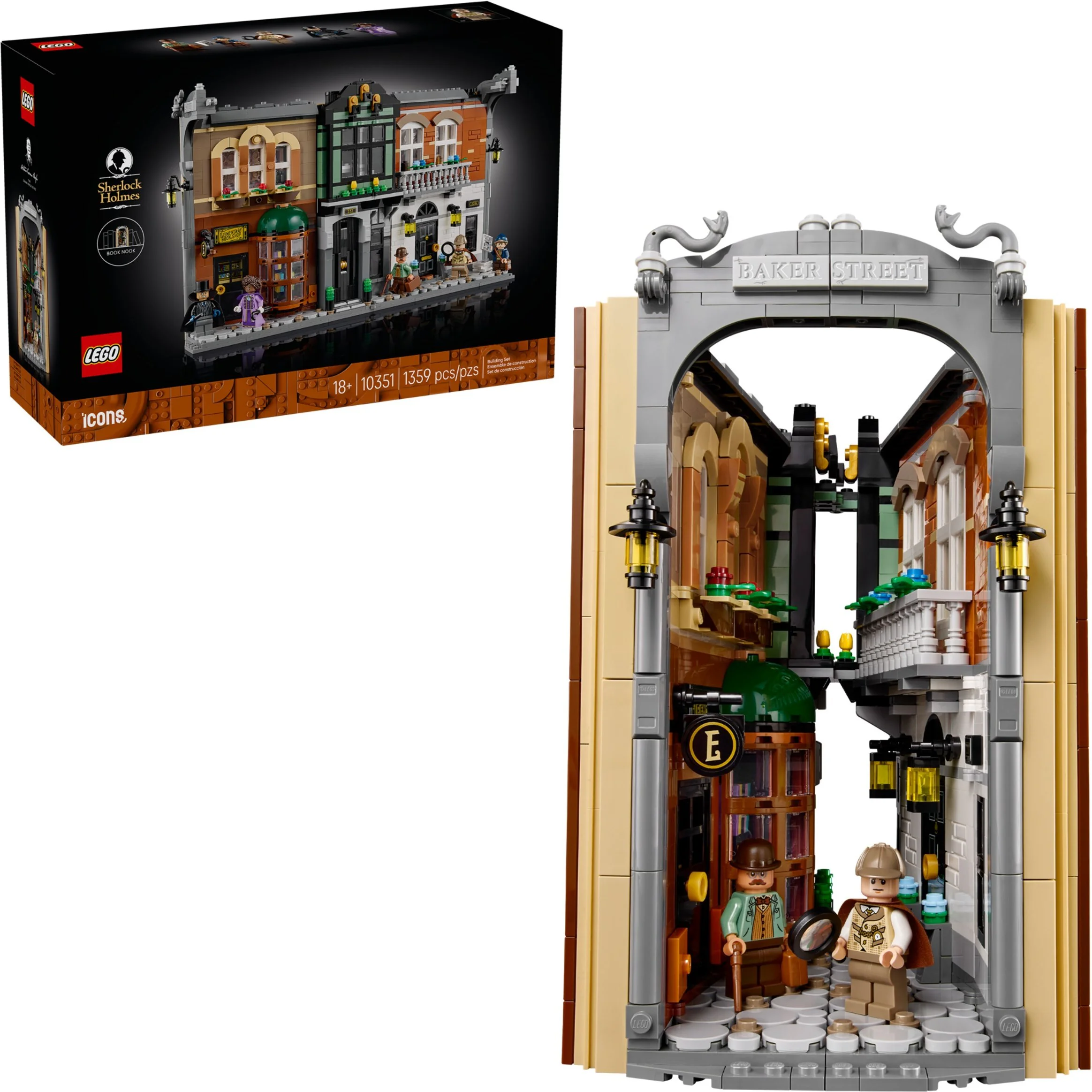 Sherlock Holmes: Bookcase decorations 乐高 LEGO 10351 image 2