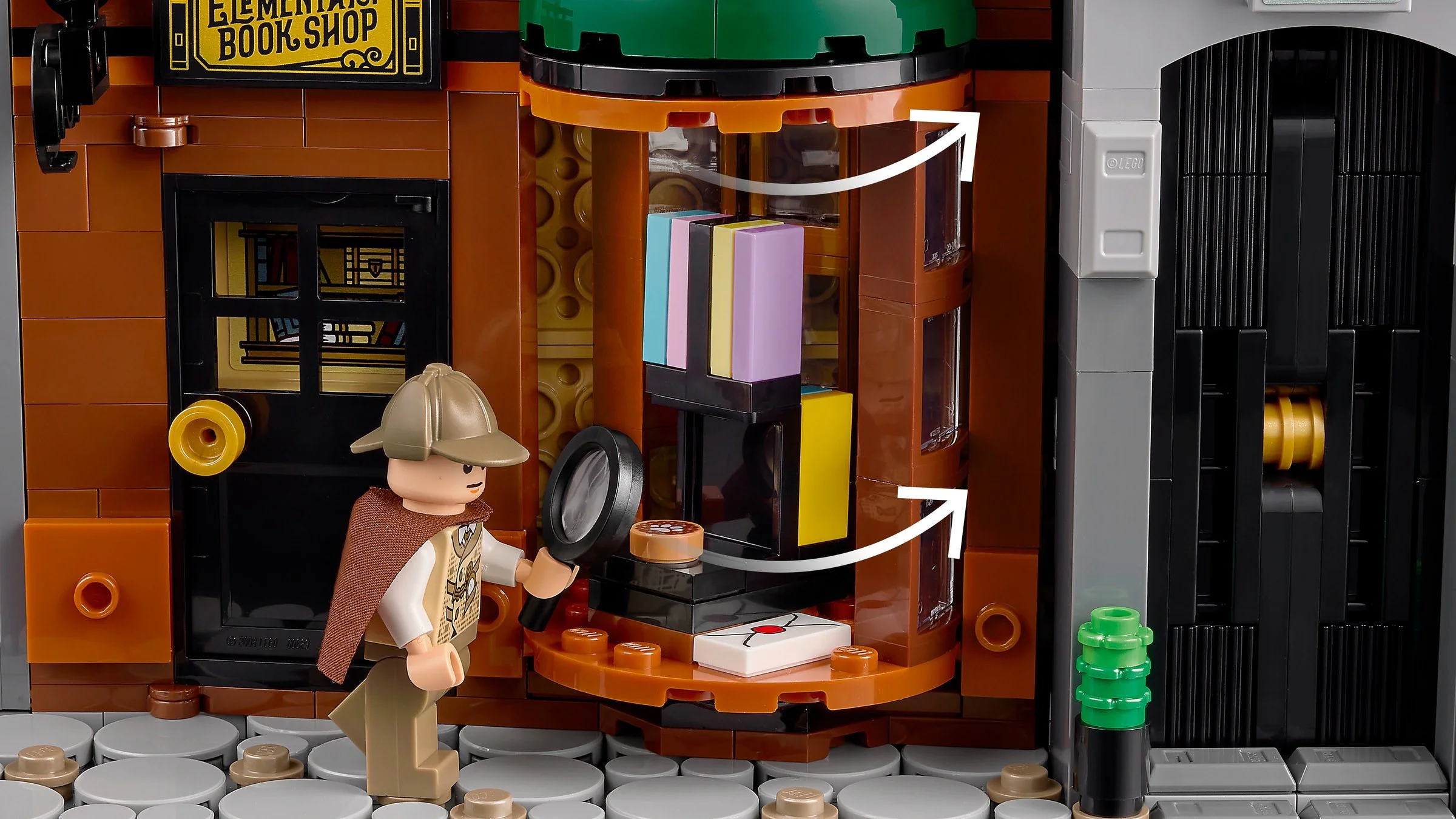 Sherlock Holmes: Bookcase decorations 乐高 LEGO 10351 image 15