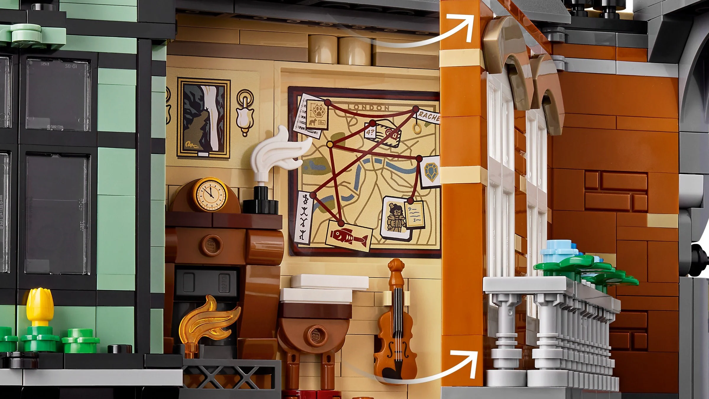 Sherlock Holmes: Bookcase decorations 乐高 LEGO 10351 image 16