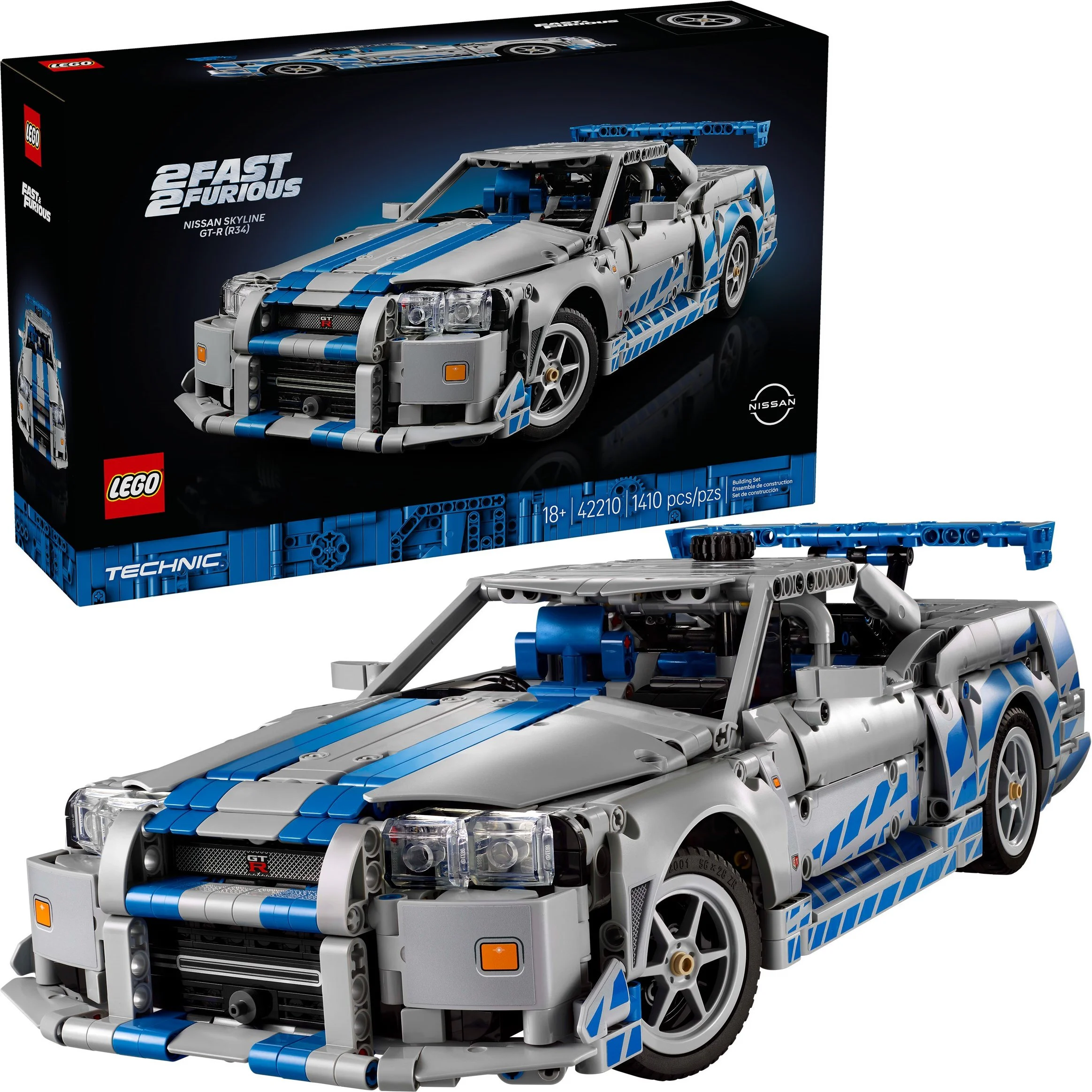 Skyline GT-R (R34) (speed and passion, paragraph 2) 乐高 LEGO 42210 image 1