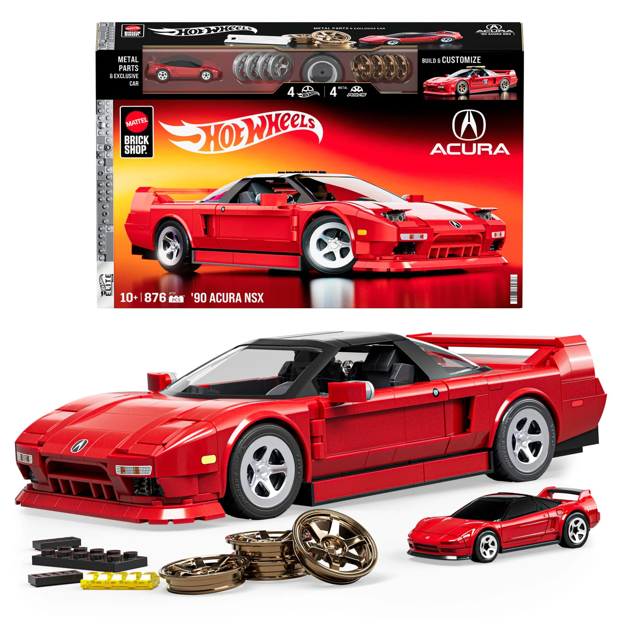Elite Class Wind and Fire Wheel 1990 Sing NSX 1:16 美家宝/美高 MegaBloks JFT17