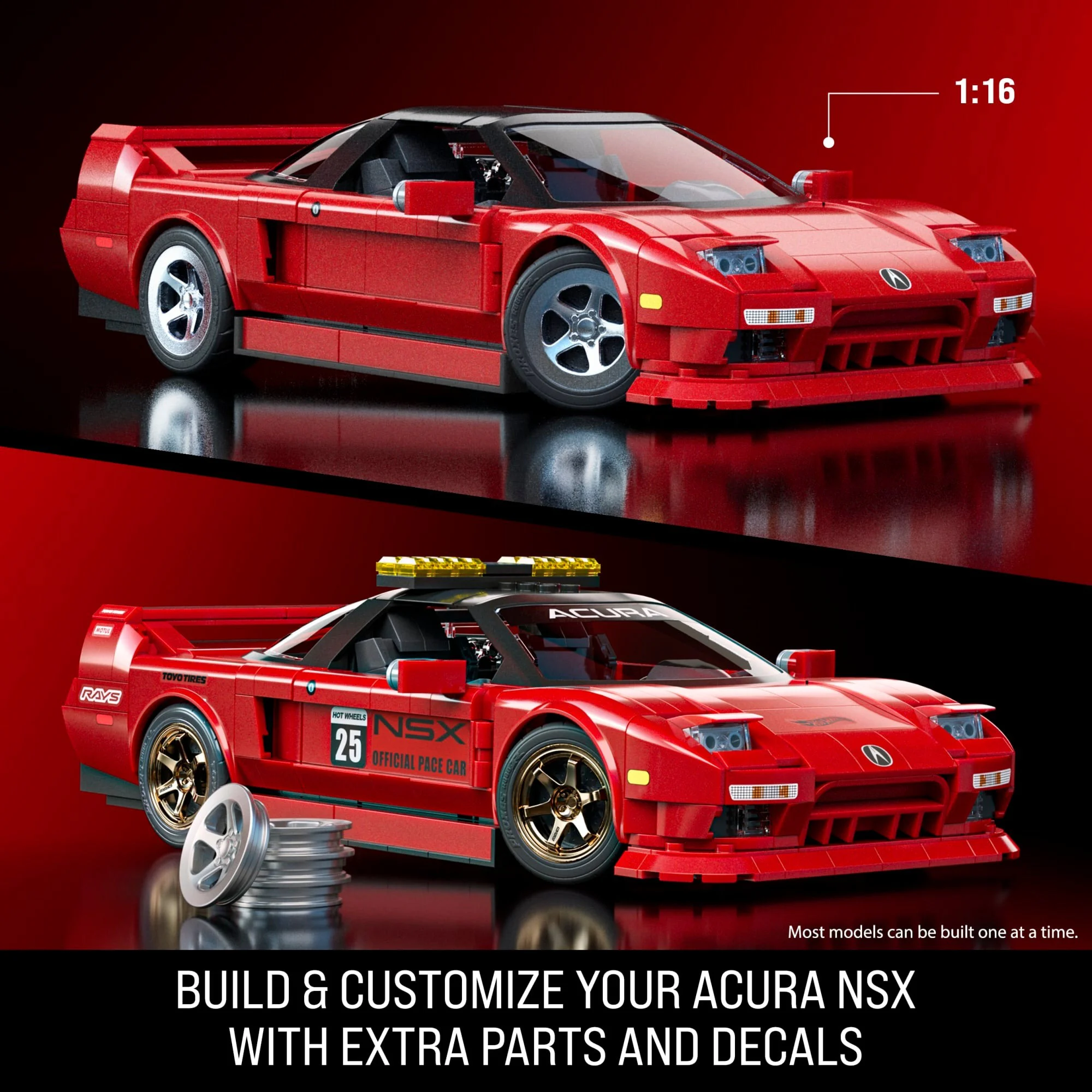 Elite Class Wind and Fire Wheel 1990 Sing NSX 1:16 美家宝/美高 MegaBloks JFT17 image 2