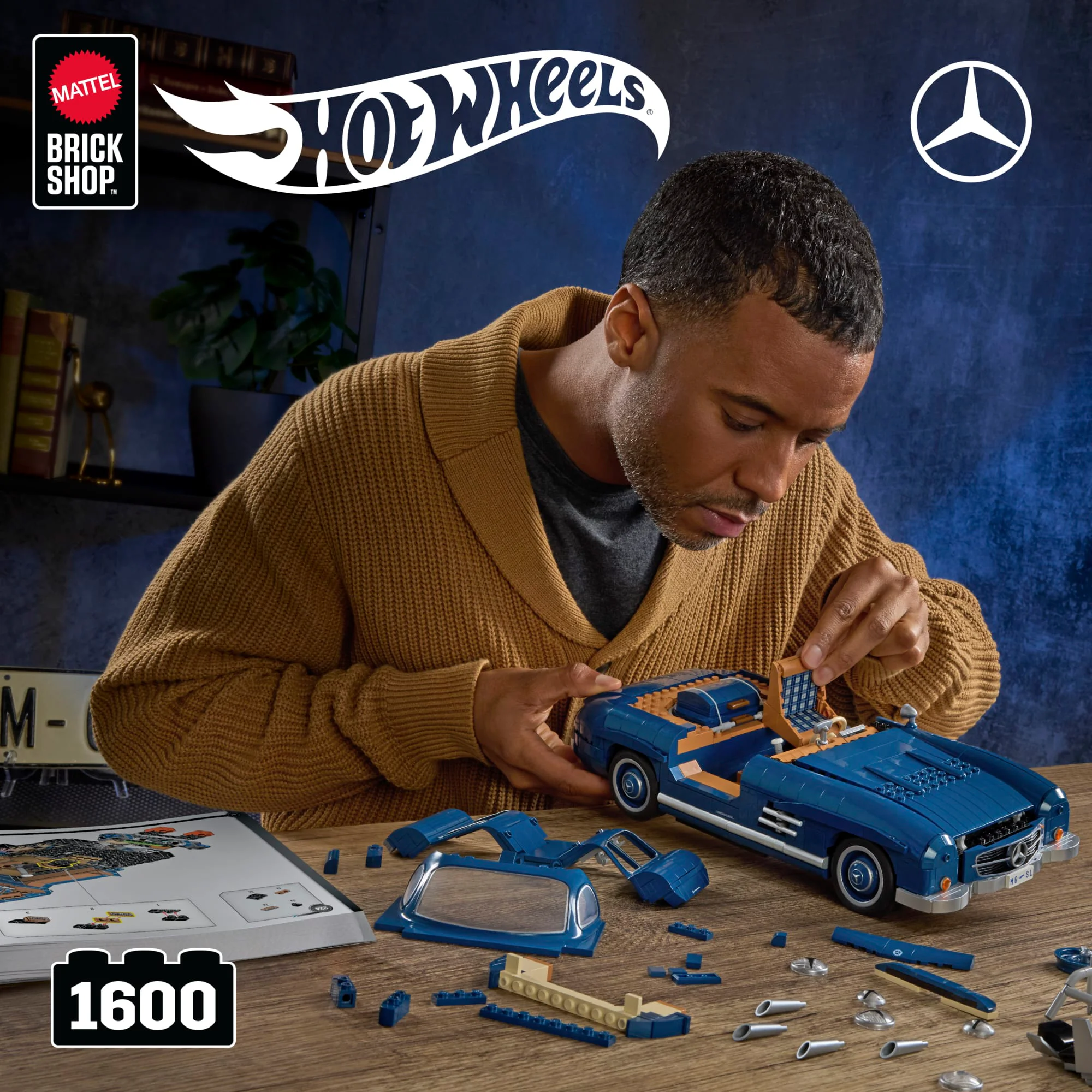 Premium Class Wind and Fire Wheel Benz 300SL 1:12 美家宝/美高 MegaBloks HWW25 image 1