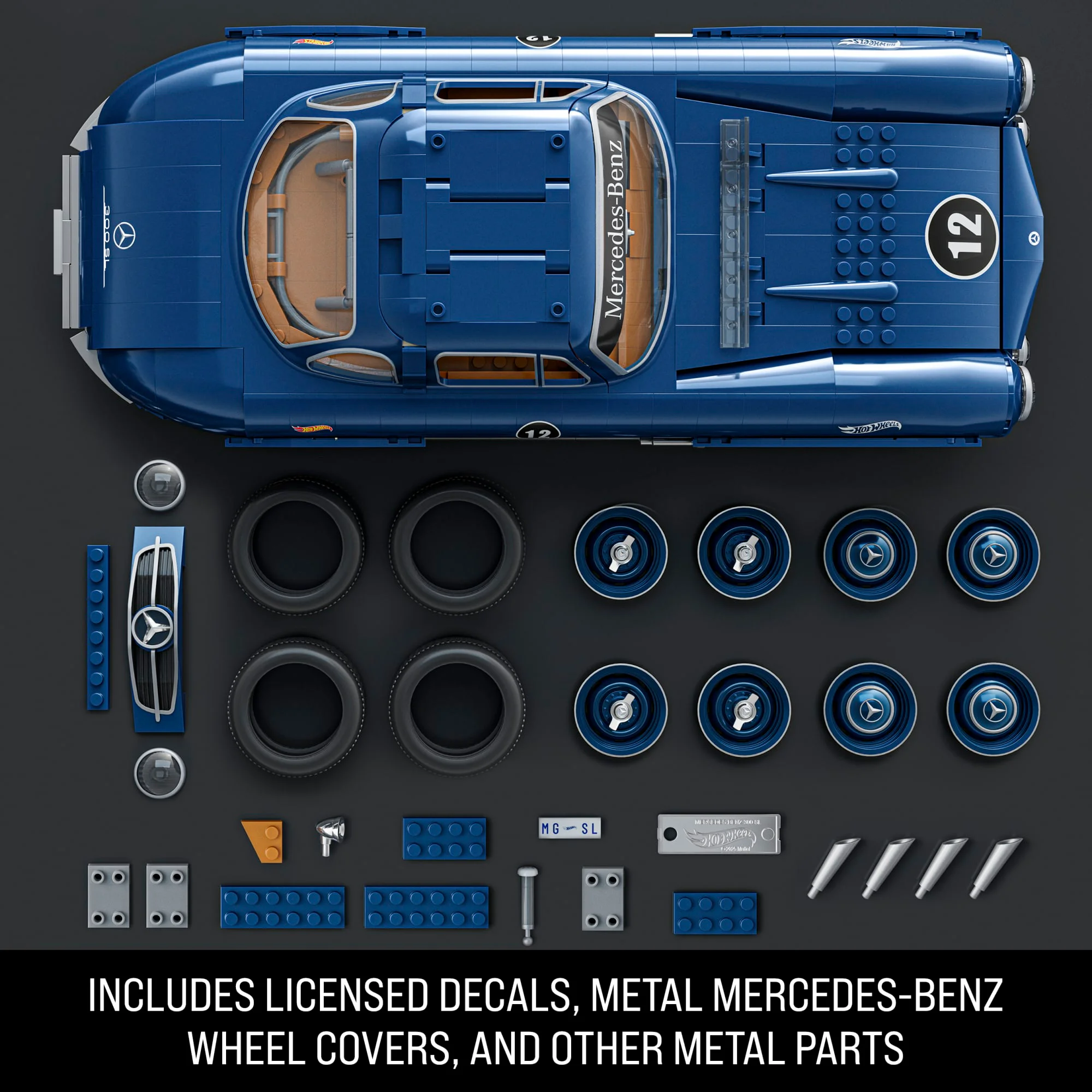 Premium Class Wind and Fire Wheel Benz 300SL 1:12 美家宝/美高 MegaBloks HWW25 image 3