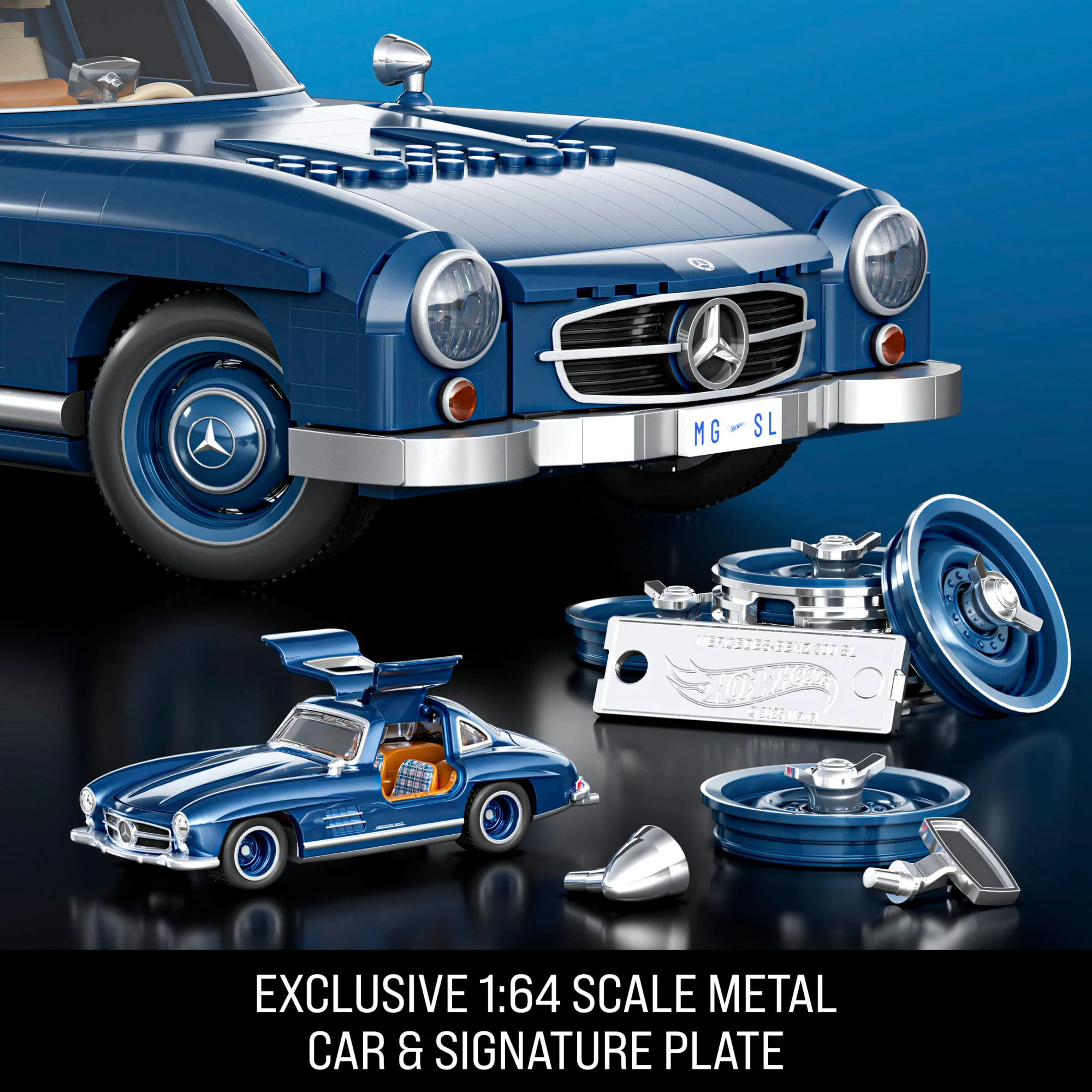 Premium Class Wind and Fire Wheel Benz 300SL 1:12 美家宝/美高 MegaBloks HWW25 image 4