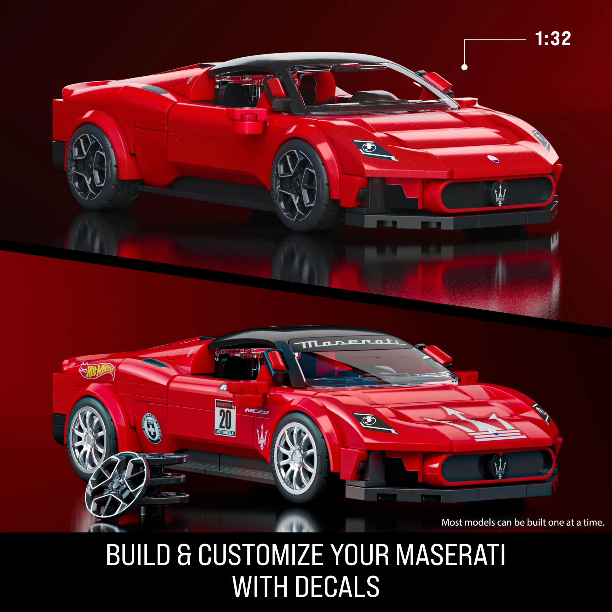 Sped Class, Wind and Fire Wheel, Maserati MC20 1:32 美家宝/美高 MegaBloks JFR90 image 2