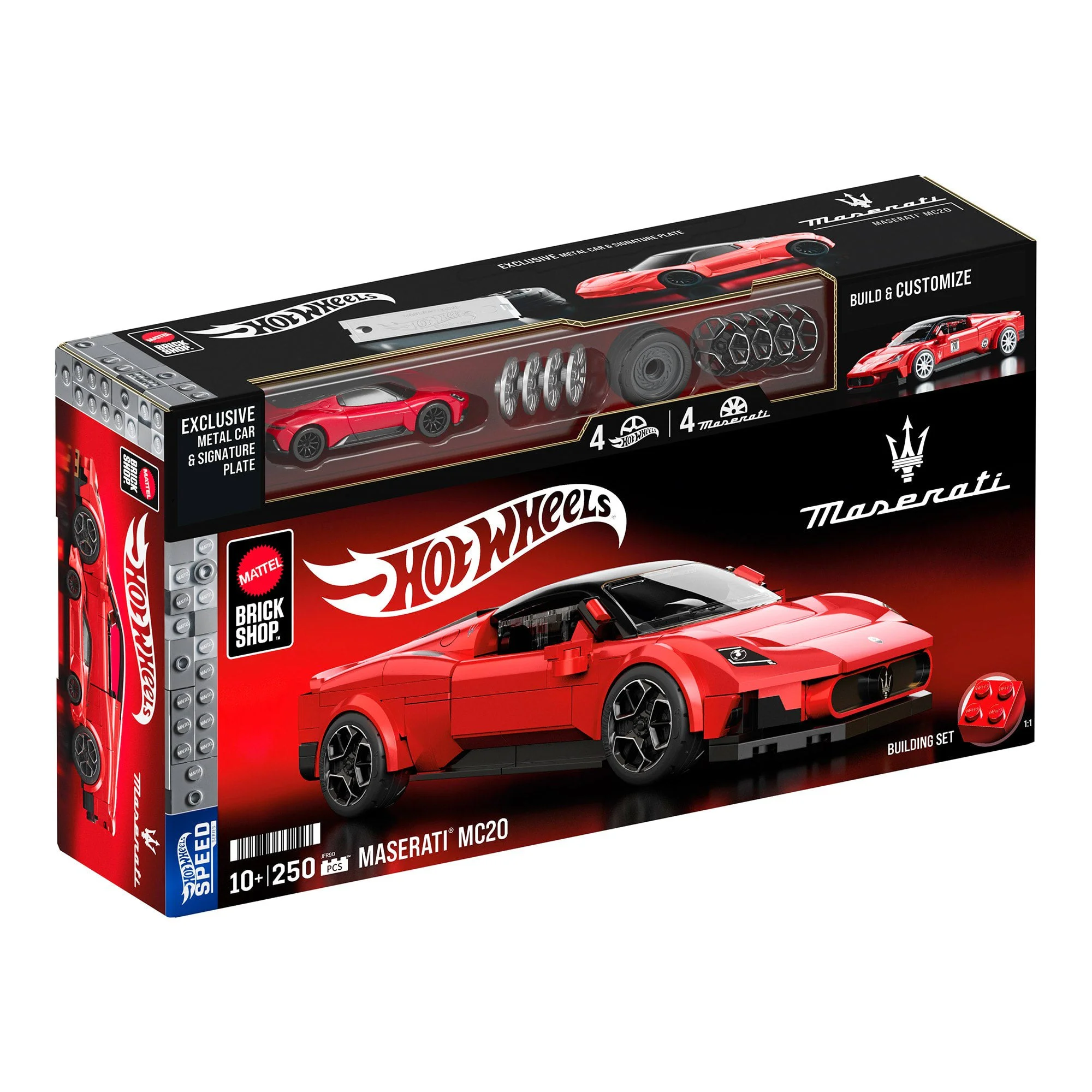 Sped Class, Wind and Fire Wheel, Maserati MC20 1:32 美家宝/美高 MegaBloks JFR90 image 6
