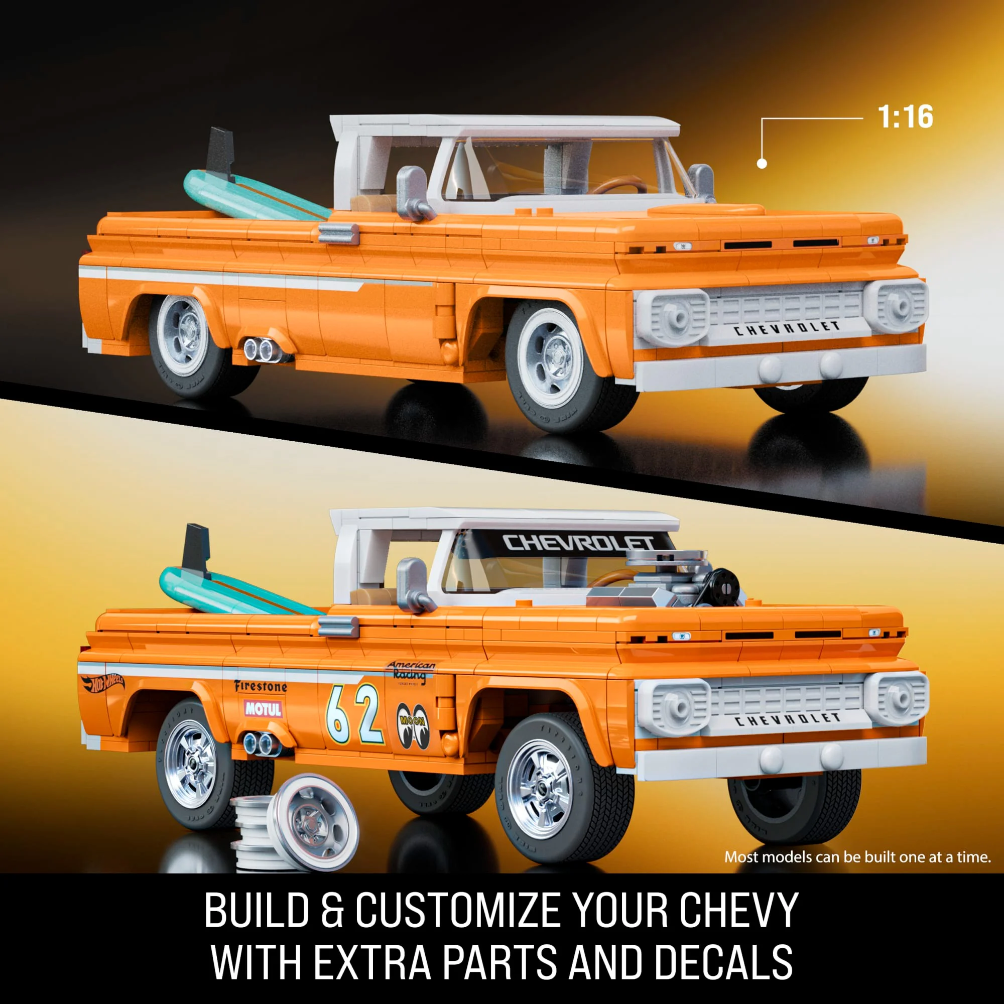 Elite Class Wind and Fire Wheel 1962 Chevy, Chevy, Chev, Chev, 1:16 美家宝/美高 MegaBloks JFT20 image 2