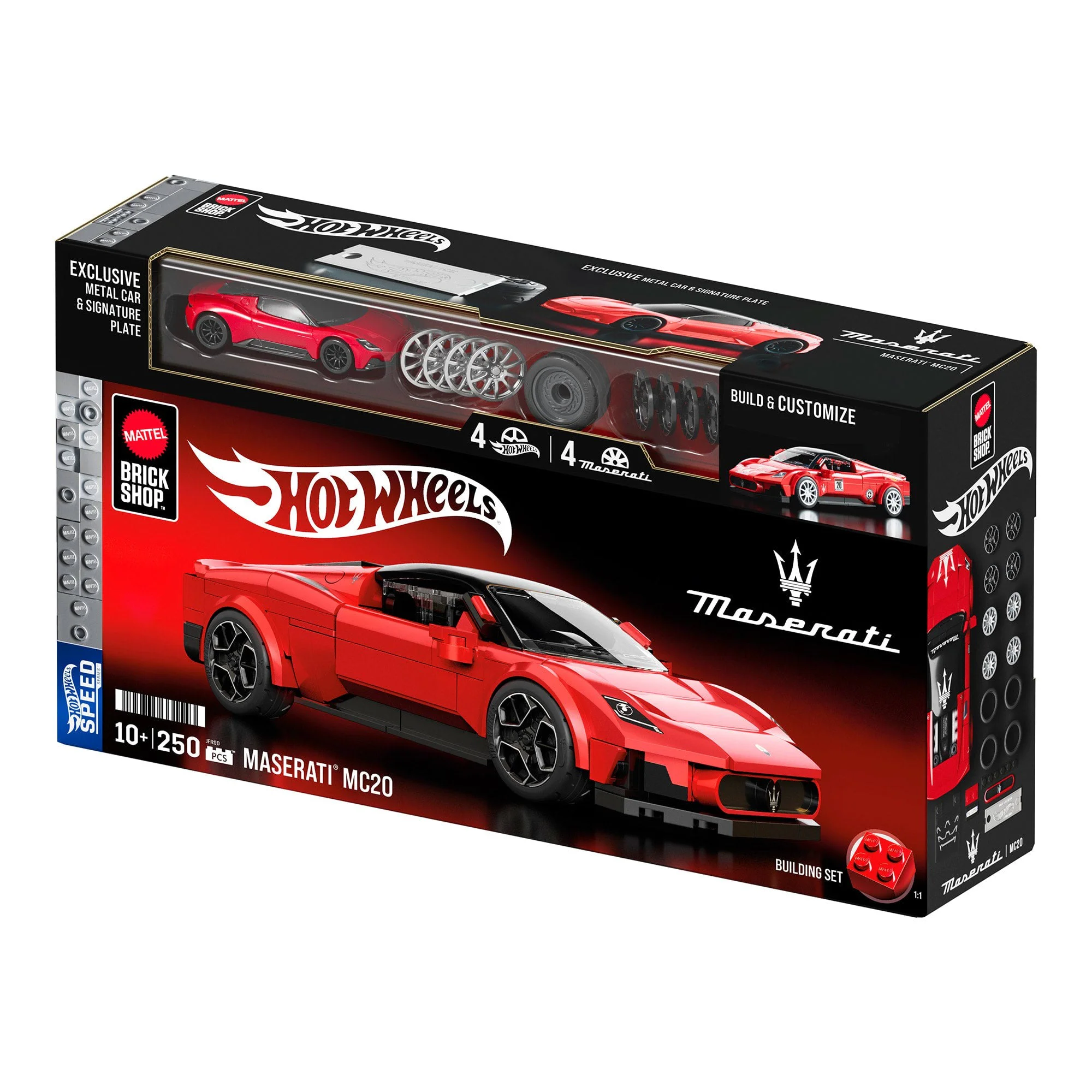 Sped Class, Wind and Fire Wheel, Maserati MC20 1:32 美家宝/美高 MegaBloks JFR90 image 7