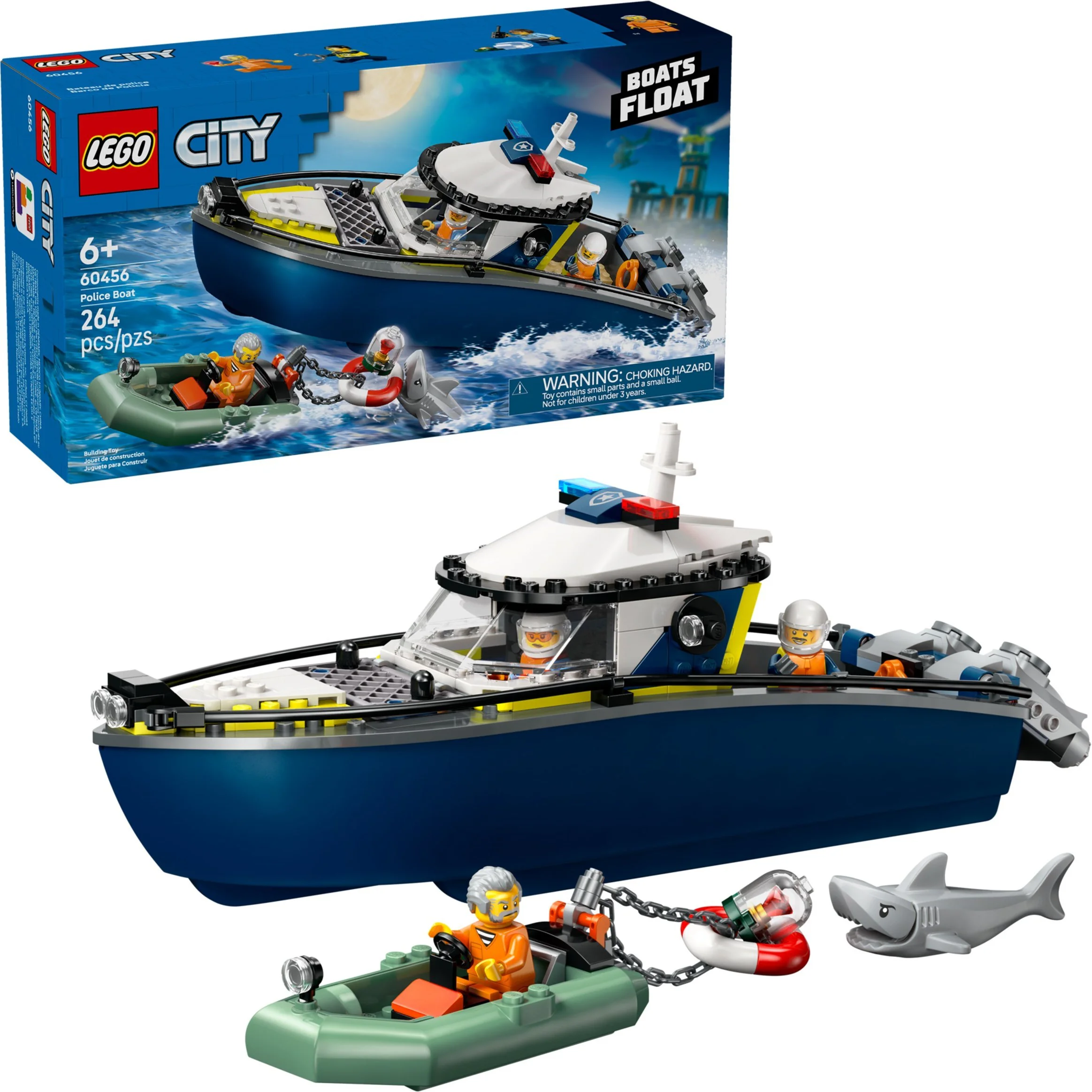 Police speedboat 乐高 LEGO 60456 image 1