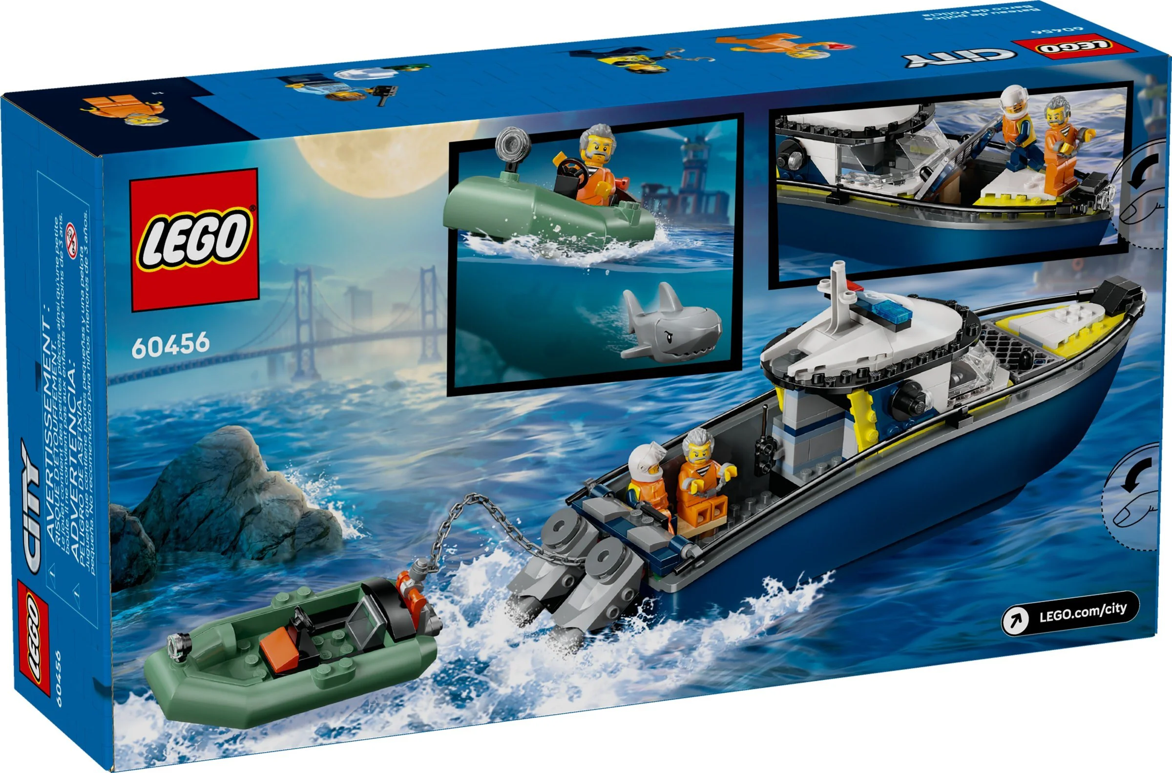 Police speedboat 乐高 LEGO 60456 image 2