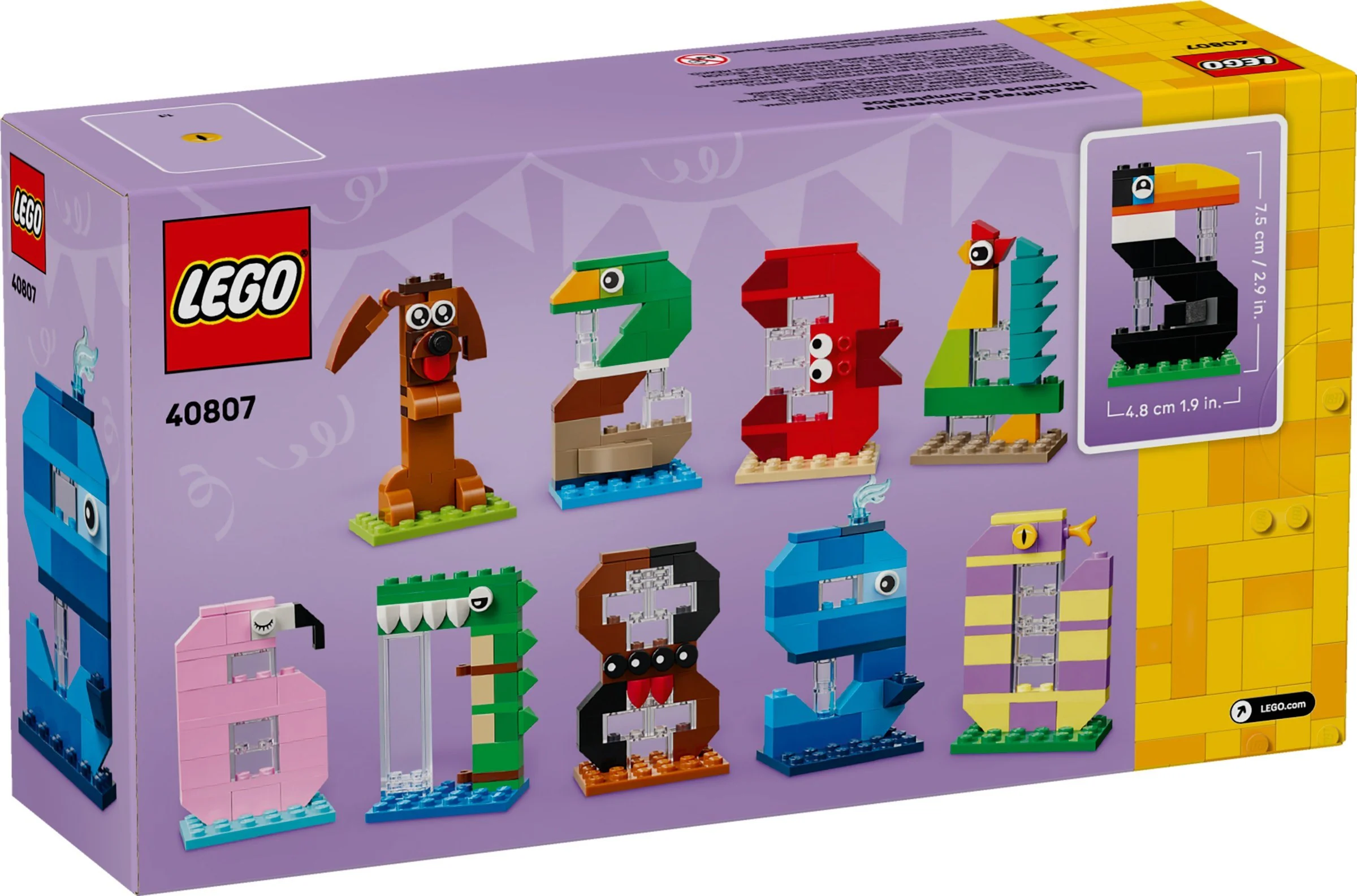 Birthday Number 乐高 LEGO 40807 image 2