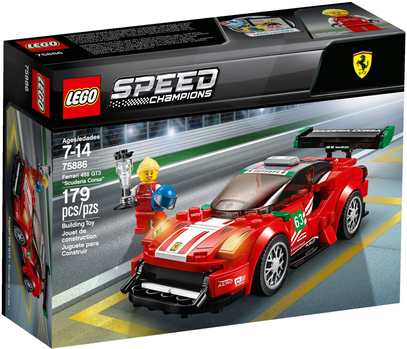 Ferrari 488 GT3 Scuderia Corsa convoy 佳拼天地 JP2101-2 image 1
