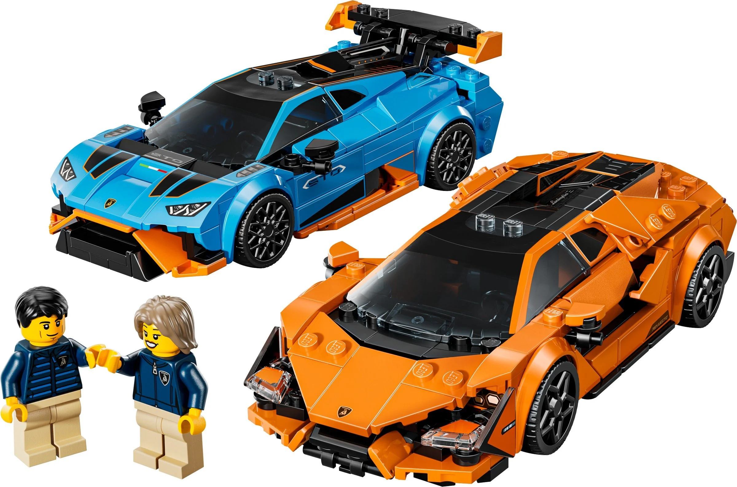 Rambokini Revuelto and Rambokini Huracán STO 乐高 LEGO 77238