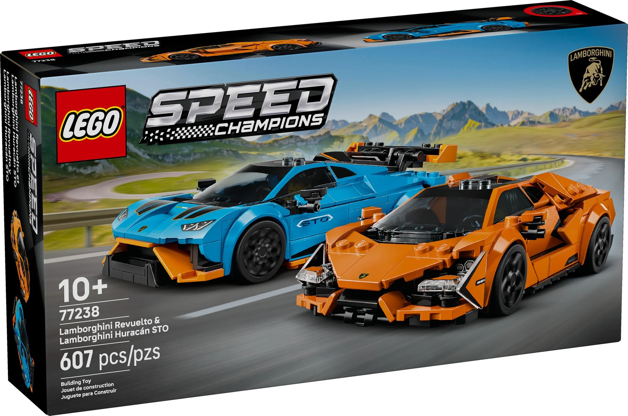 Rambokini Revuelto and Rambokini Huracán STO 乐高 LEGO 77238 image 1