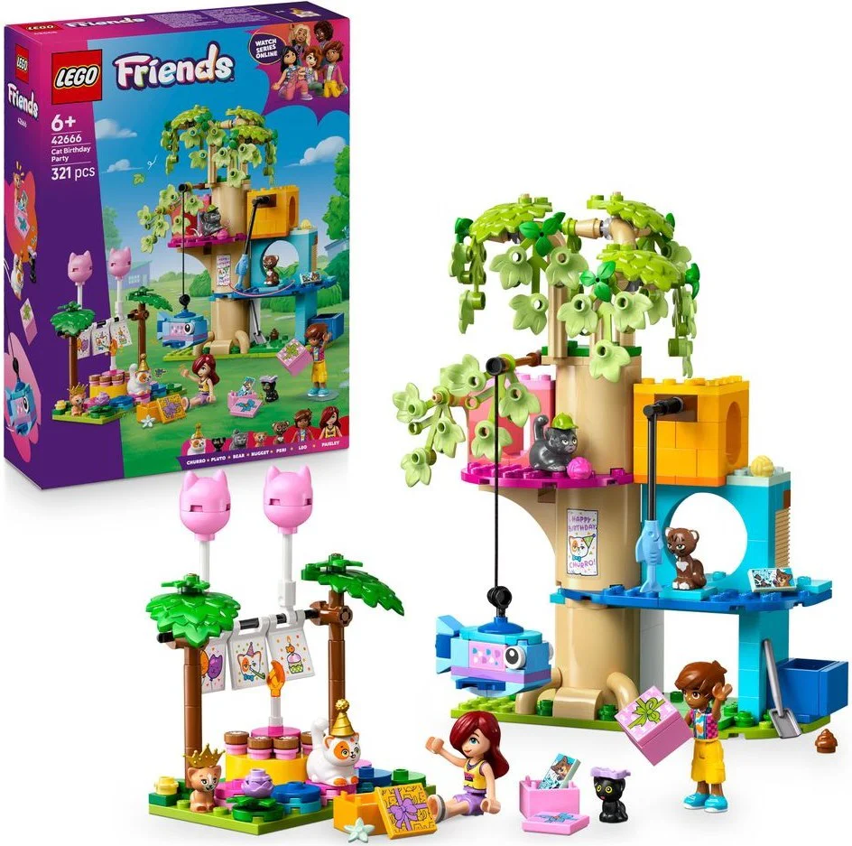 Cat birthday party 乐高 LEGO 42666