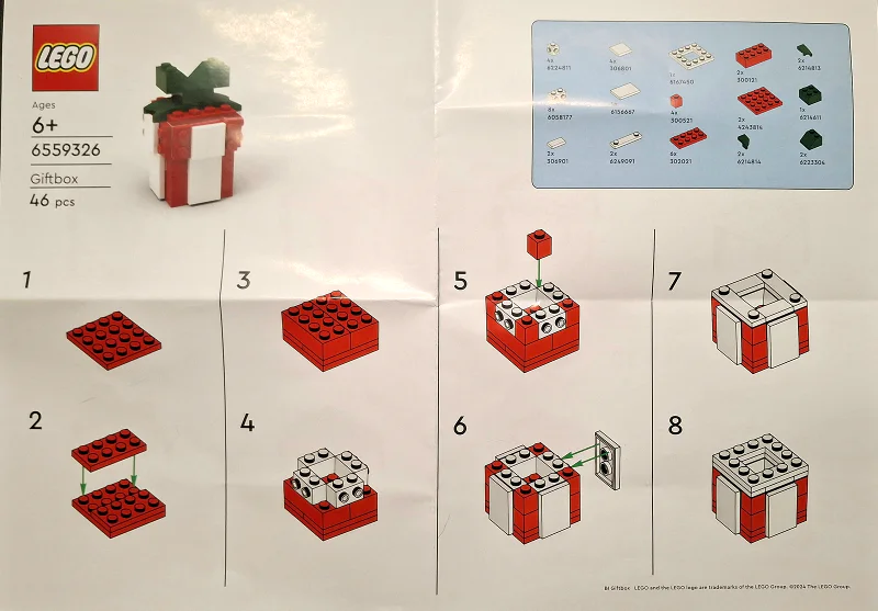 The gift box 乐高 LEGO 6559326