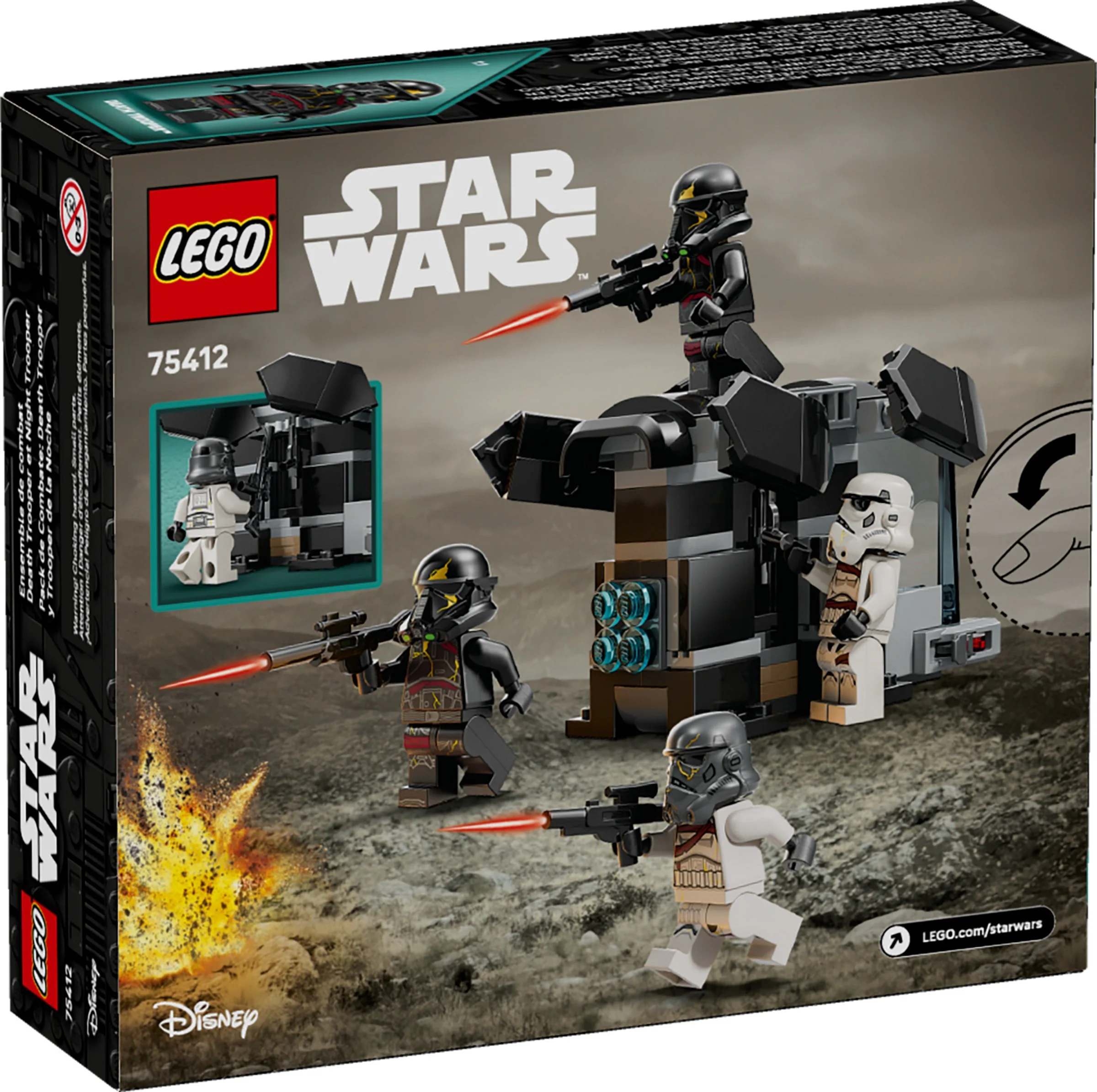 Death soldiers and night soldiers fighting bags 乐高 LEGO 75412 image 2