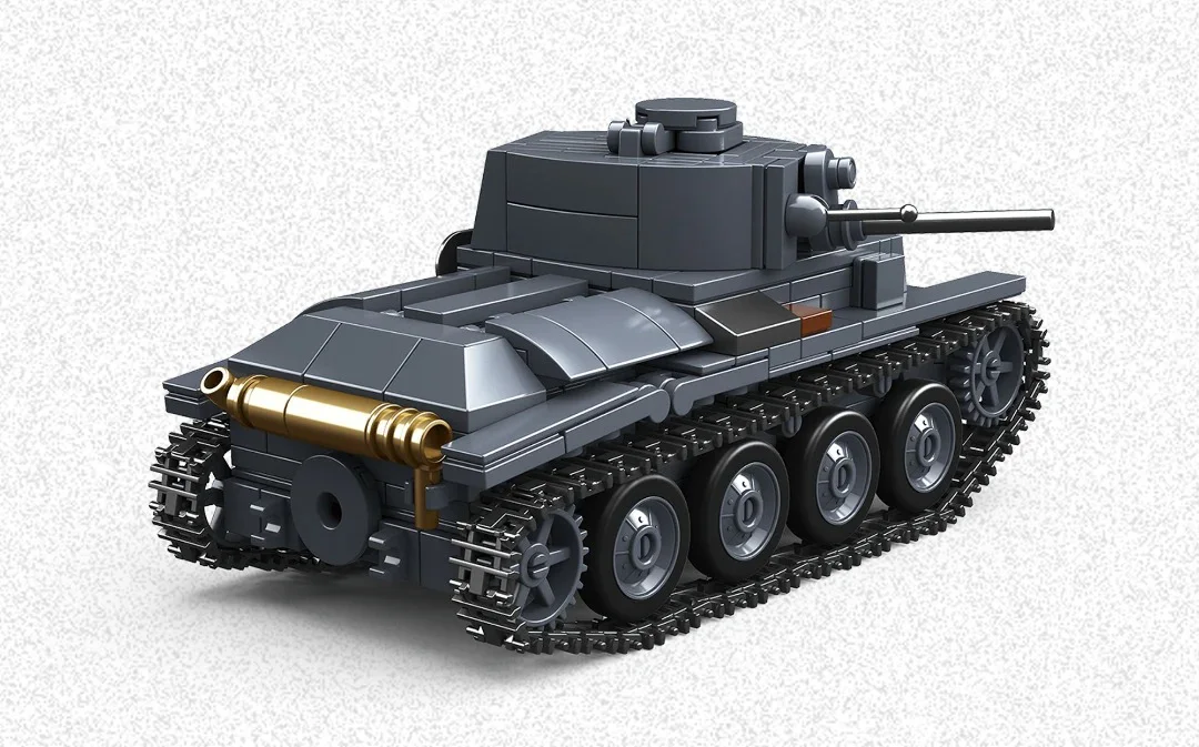 38T-A LIGHT TANK 1:35 全冠 QUANGUAN 300001 image 3