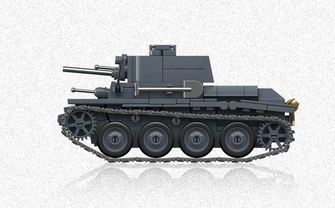 38T-A LIGHT TANK 1:35 全冠 QUANGUAN 300001 image 4