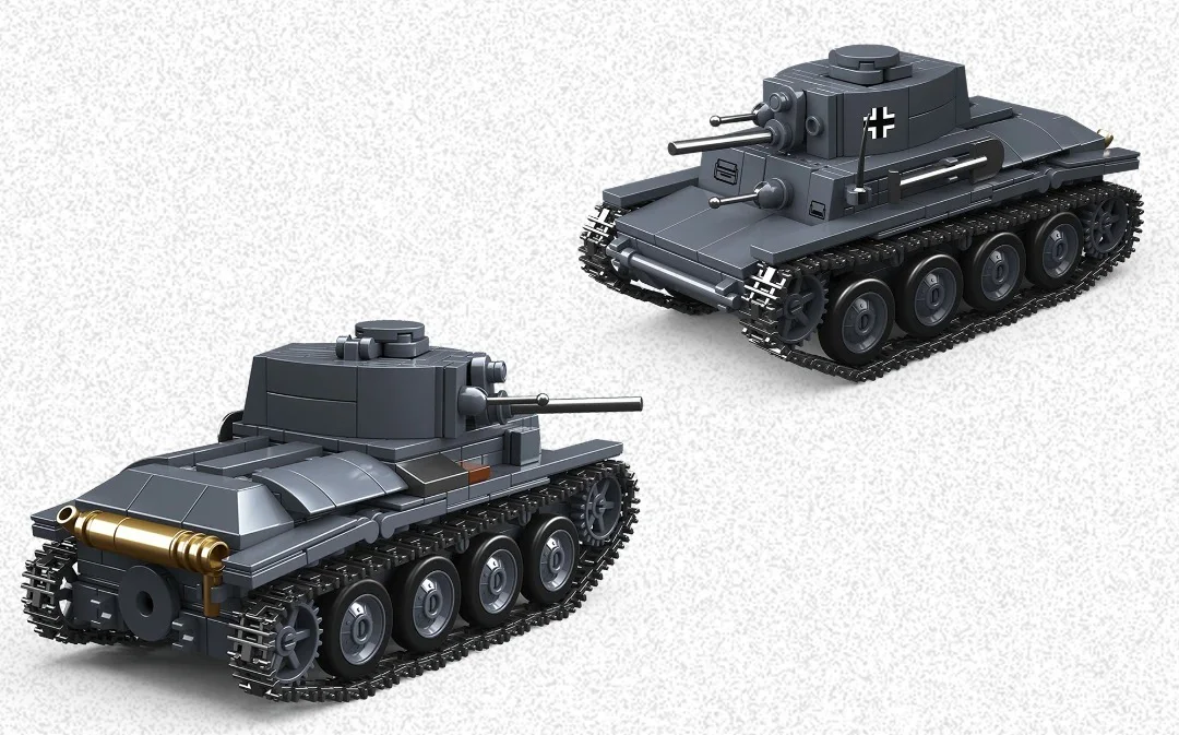 38T-A LIGHT TANK 1:35 全冠 QUANGUAN 300001 image 6