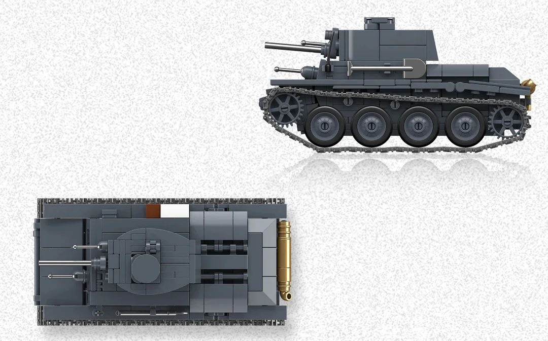 38T-A LIGHT TANK 1:35 全冠 QUANGUAN 300001 image 7