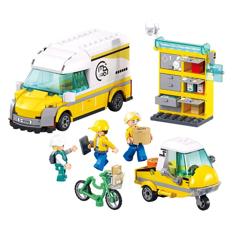 Freud City: Indoor delivery system 小鲁班 Sluban M38-B1290