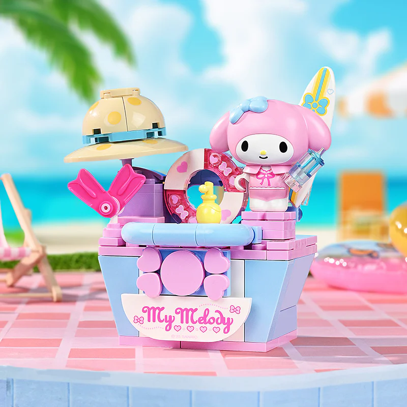 The Three Goose Summer pool: Lady Beach Pack, Melody 启蒙 QMAN/ENLIGHTEN/Keeppley K20872 image 1