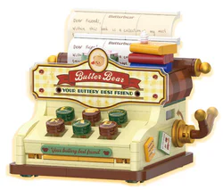 Butter Bear: A typewriter