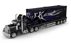 Truck, heavy, retro-American-style big tughead container