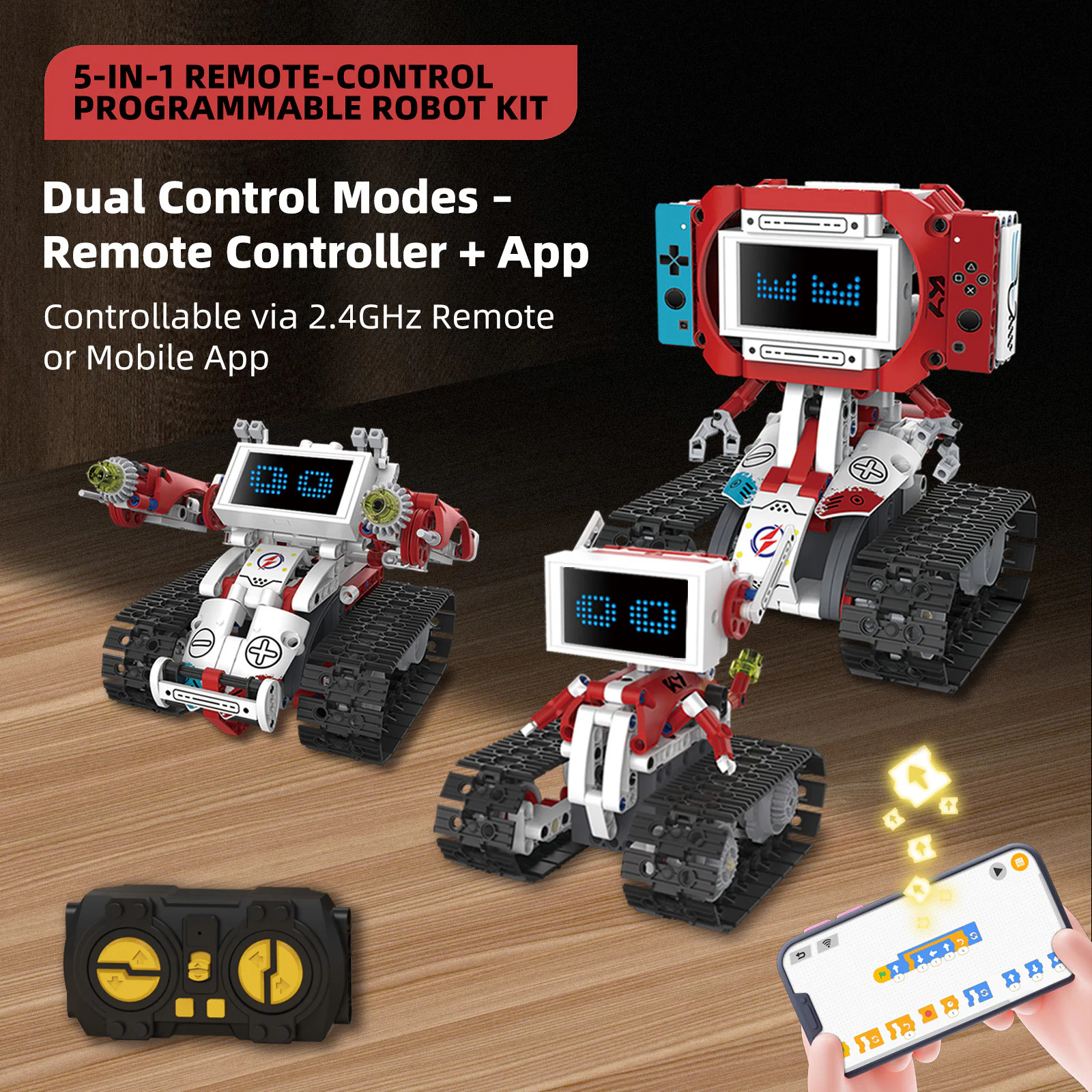 FIVE-VARIANCE LED SCREEN GAME ROBOT 恺宇 KAIYU K96167 image 4
