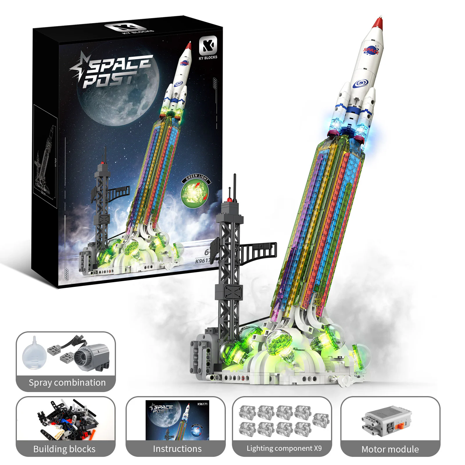 Light spray Zero Gravity Rocket 恺宇 KAIYU K96171 image 5