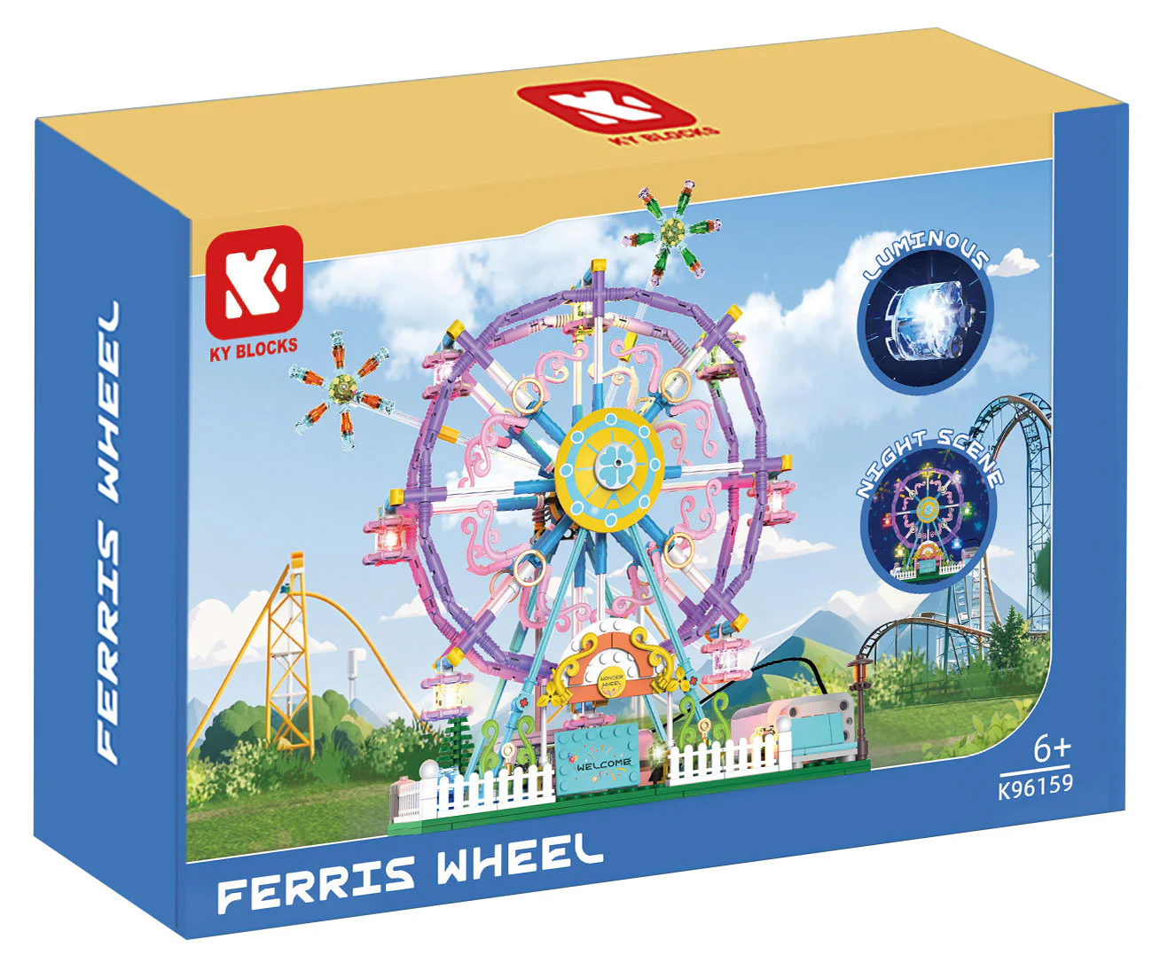 Lights on the Ferris wheel 恺宇 KAIYU K96159 image 1