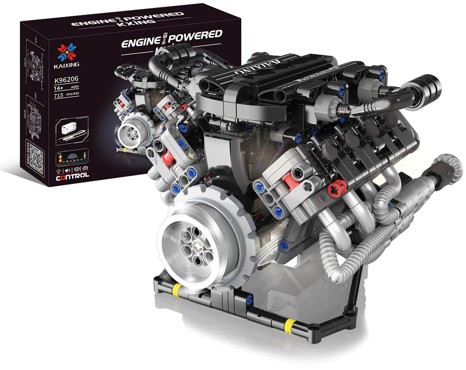 LAMBORGHINI V8 ENGINE 恺宇 KAIYU K96206 image 1