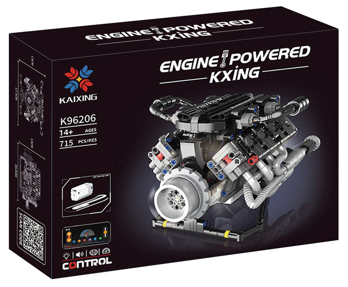 LAMBORGHINI V8 ENGINE 恺宇 KAIYU K96206 image 2