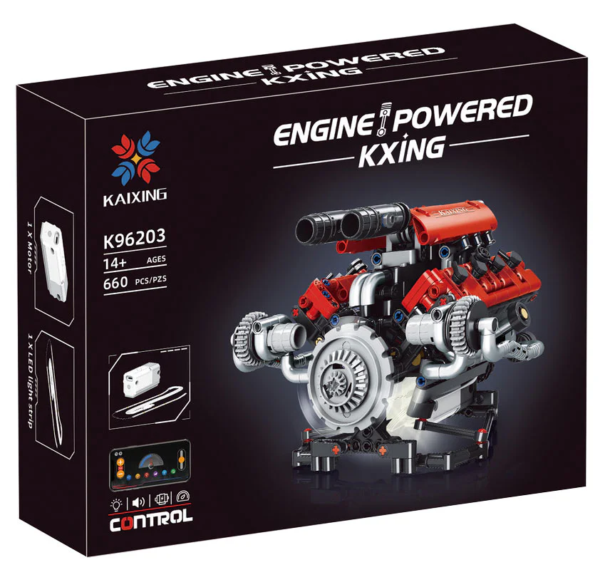 FERRARI V8 ENGINE 恺宇 KAIYU K96203 image 1
