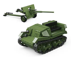 57 MM ZIS-2 ANTI-TANK GUN, T-20 TRACTOR