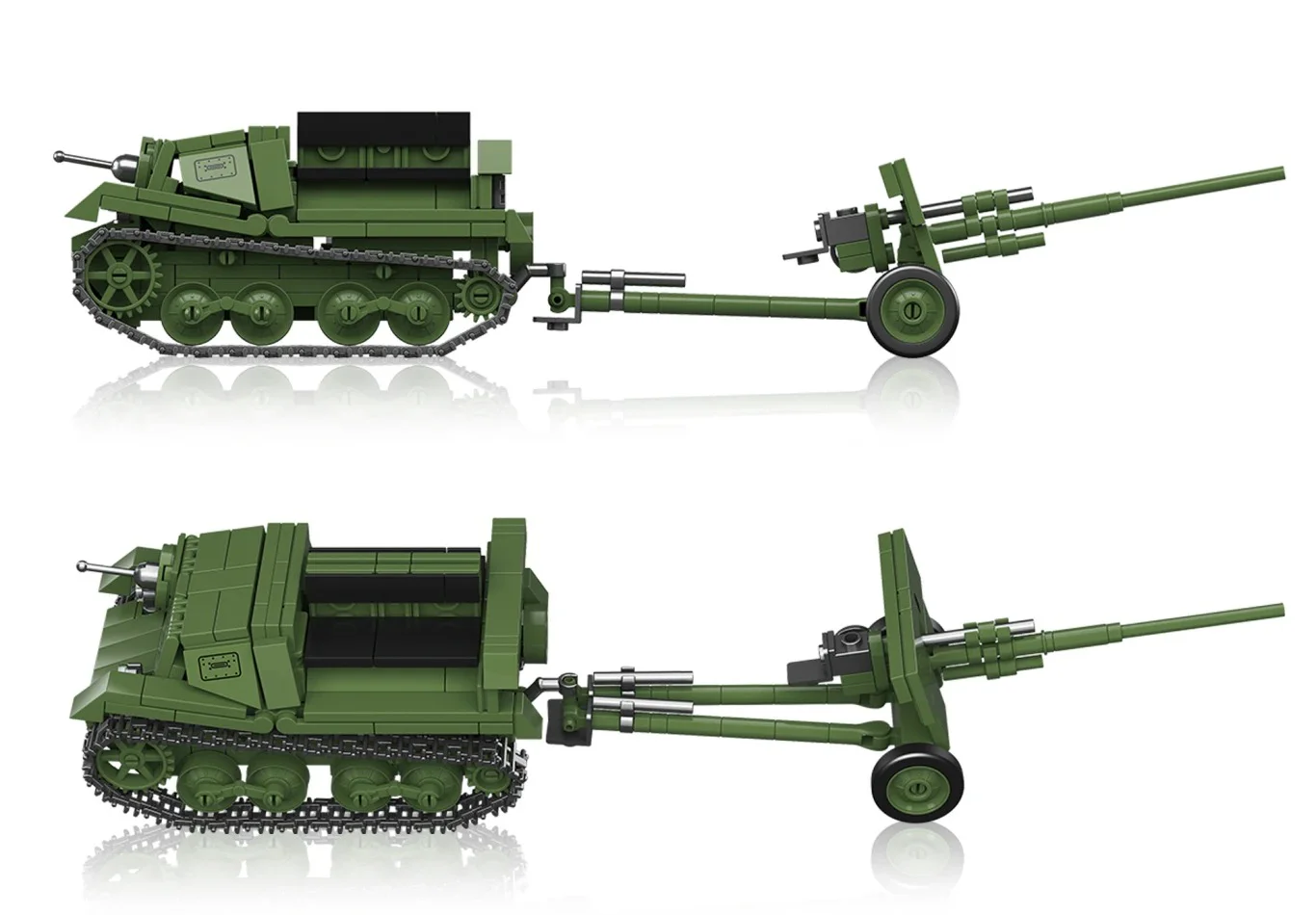 57 MM ZIS-2 ANTI-TANK GUN, T-20 TRACTOR 全冠 QUANGUAN 300007 image 2