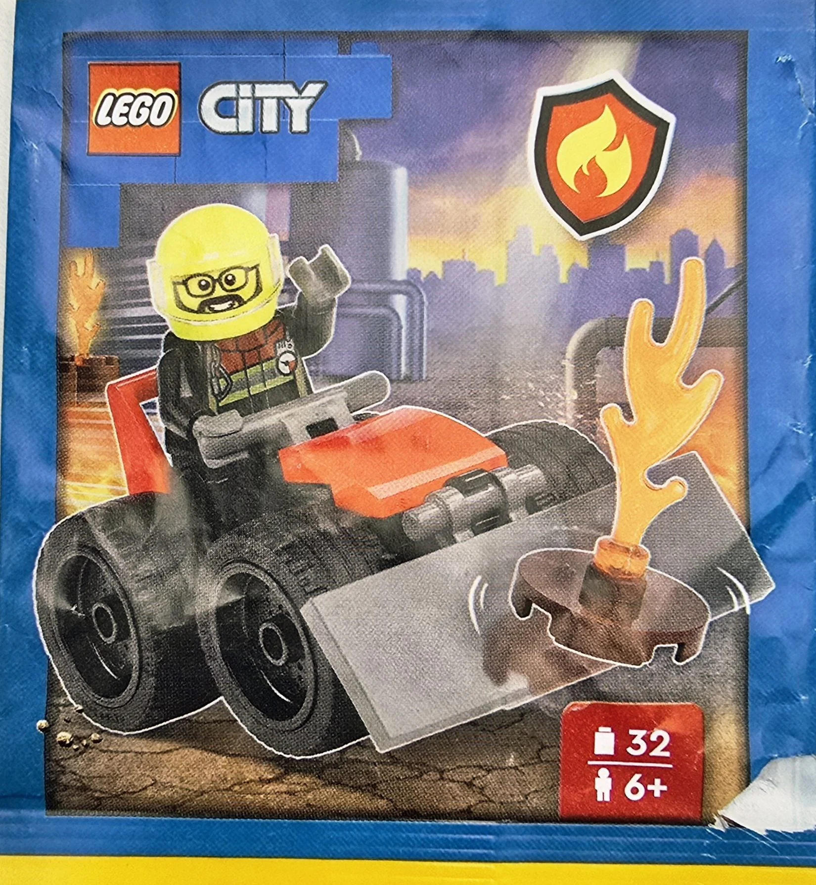 Firefighters and bulldozers 乐高 LEGO 952506