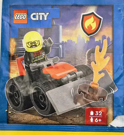Firefighters and bulldozers